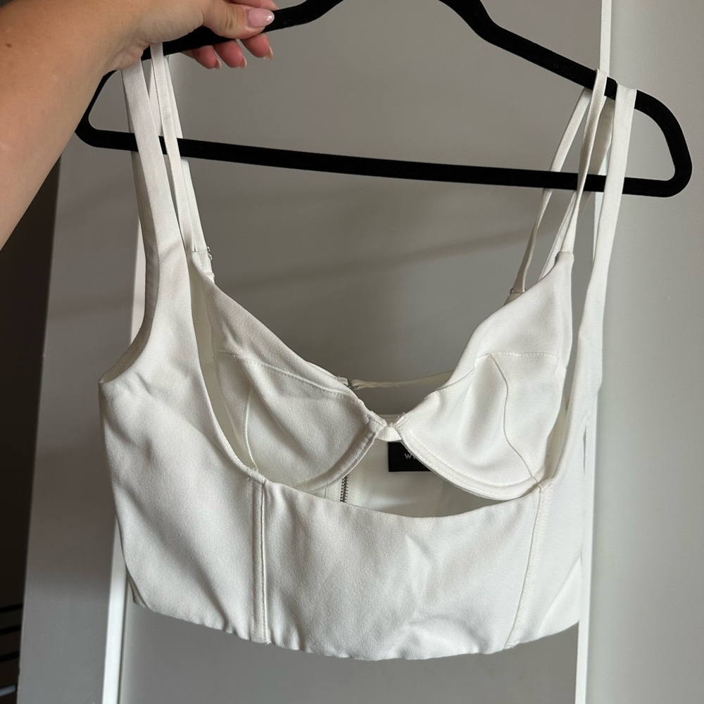White Fox Boutique White Crop Top